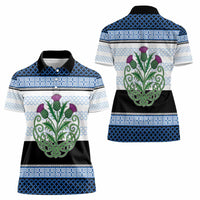 Scotland Celtic Knot Women Polo Shirt Celtic Nation Heritage Pride - Wonder Print Shop