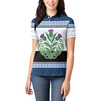 Scotland Celtic Knot Women Polo Shirt Celtic Nation Heritage Pride - Wonder Print Shop