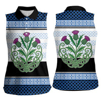 Scotland Celtic Knot Women Sleeveless Polo Shirt Celtic Nation Heritage Pride - Wonder Print Shop