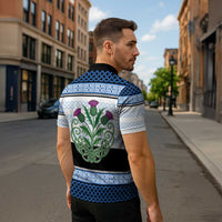 Scotland Celtic Knot Zipper Polo Shirt Celtic Nation Heritage Pride - Wonder Print Shop