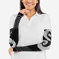 Six Celtic Countries Heritage Arm Sleeves Black Celtic Knot Triskelion - Wonder Print Shop