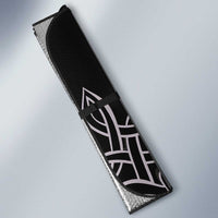 Six Celtic Countries Heritage Auto Sun Shade Black Celtic Knot Triskelion - Wonder Print Shop