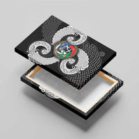 Six Celtic Countries Heritage Canvas Wall Art Black Celtic Knot Triskelion - Wonder Print Shop