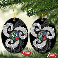 Six Celtic Countries Heritage Ceramic Ornament Black Celtic Knot Triskelion - Wonder Print Shop
