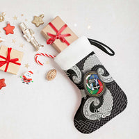 Six Celtic Countries Heritage Christmas Stocking Black Celtic Knot Triskelion - Wonder Print Shop