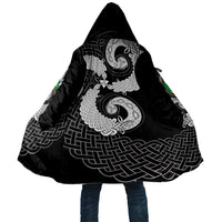 Six Celtic Countries Heritage Cloak Black Celtic Knot Triskelion - Wonder Print Shop