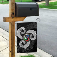 Six Celtic Countries Heritage Garden Flag Black Celtic Knot Triskelion - Wonder Print Shop