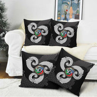 Six Celtic Countries Heritage Pillow Cover Black Celtic Knot Triskelion - Wonder Print Shop