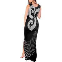 Six Celtic Countries Heritage Tank Maxi Dress Black Celtic Knot Triskelion - Wonder Print Shop