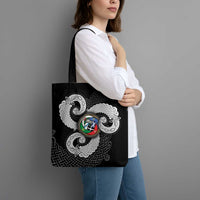 Six Celtic Countries Heritage Tote Bag Black Celtic Knot Triskelion - Wonder Print Shop