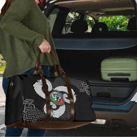 Six Celtic Countries Heritage Travel Bag Black Celtic Knot Triskelion - Wonder Print Shop