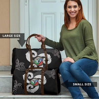 Six Celtic Countries Heritage Travel Bag Black Celtic Knot Triskelion - Wonder Print Shop