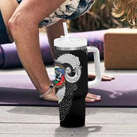 Six Celtic Countries Heritage Tumbler With Handle Black Celtic Knot Triskelion - Wonder Print Shop