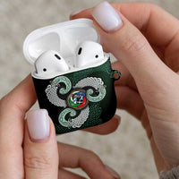 Six Celtic Countries Heritage AirPods Case Green Celtic Knot Triskelion - Wonder Print Shop