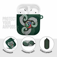Six Celtic Countries Heritage AirPods Case Green Celtic Knot Triskelion - Wonder Print Shop