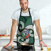 Six Celtic Countries Heritage Apron Green Celtic Knot Triskelion - Wonder Print Shop