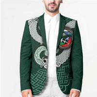 Six Celtic Countries Heritage Blazer Green Celtic Knot Triskelion - Wonder Print Shop
