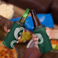 Six Celtic Countries Heritage 4 in 1 Can Cooler Tumbler Green Celtic Knot Triskelion - Wonder Print Shop