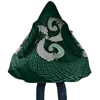 Six Celtic Countries Heritage Cloak Green Celtic Knot Triskelion - Wonder Print Shop