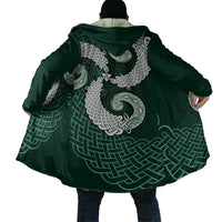 Six Celtic Countries Heritage Cloak Green Celtic Knot Triskelion - Wonder Print Shop