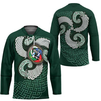 Six Celtic Countries Heritage Hockey Jersey Green Celtic Knot Triskelion - Wonder Print Shop