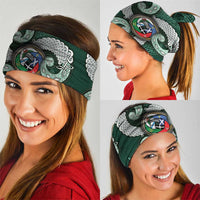 Six Celtic Countries Heritage Neck Gaiter Green Celtic Knot Triskelion - Wonder Print Shop