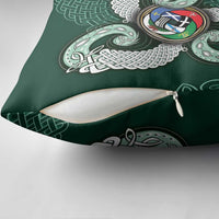 Six Celtic Countries Heritage Pillow Cover Green Celtic Knot Triskelion - Wonder Print Shop