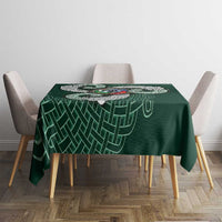 Six Celtic Countries Heritage Tablecloth Green Celtic Knot Triskelion - Wonder Print Shop
