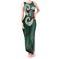 Six Celtic Countries Heritage Tank Maxi Dress Green Celtic Knot Triskelion - Wonder Print Shop