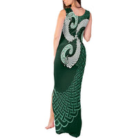 Six Celtic Countries Heritage Tank Maxi Dress Green Celtic Knot Triskelion - Wonder Print Shop