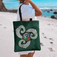Six Celtic Countries Heritage Tote Bag Green Celtic Knot Triskelion - Wonder Print Shop