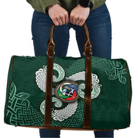 Six Celtic Countries Heritage Travel Bag Green Celtic Knot Triskelion - Wonder Print Shop
