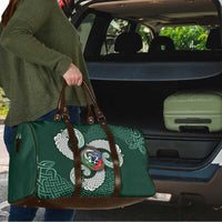 Six Celtic Countries Heritage Travel Bag Green Celtic Knot Triskelion - Wonder Print Shop