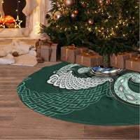 Six Celtic Countries Heritage Tree Skirt Green Celtic Knot Triskelion - Wonder Print Shop