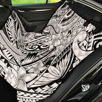 Polynesia Back Car Seat Cover Tribal Polynesian Spirit With Beige Pacific Flowers LT9 - Wonder Print Shop