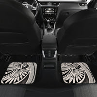 Polynesia Car Mats Tribal Polynesian Spirit With Beige Pacific Flowers LT9 - Wonder Print Shop