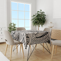 Polynesia Tablecloth Tribal Polynesian Spirit With Beige Pacific Flowers - Wonder Print Shop