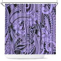 polynesia-shower-curtain-tribal-polynesian-spirit-with-violet-pacific-flowers
