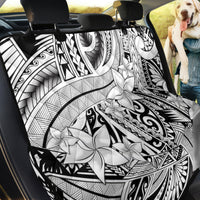Polynesia Back Car Seat Cover Tribal Polynesian Spirit With White Pacific Flowers LT9 - Wonder Print Shop