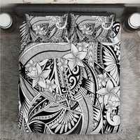 Polynesia Bedding Set Tribal Polynesian Spirit With White Pacific Flowers LT9 - Wonder Print Shop