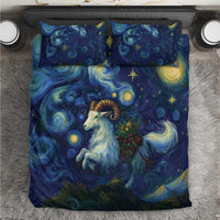 Yule Goat Starry Night Bedding Set LT9 - Wonder Print Shop