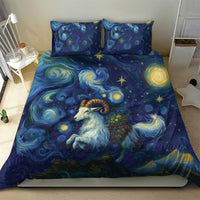 Yule Goat Starry Night Bedding Set LT9 - Wonder Print Shop