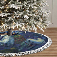 Yule Goat Starry Night Tree Skirt - Wonder Print Shop