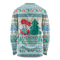 Gnome Bagpies Musical Long Sleeve Shirt Nollaig Chridheil Scotland Christmas Pattern - Wonder Print Shop