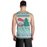 Gnome Bagpies Musical Men Tank Top Nollaig Chridheil Scotland Christmas Pattern - Wonder Print Shop