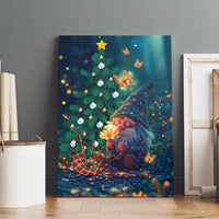 Nollaig Chridheil Scottish Gnome Canvas Wall Art Bagpies Musical and Chirstmas Tree LT9 - Wonder Print Shop