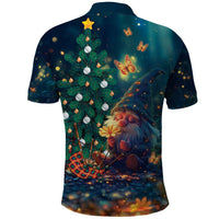 Nollaig Chridheil Scottish Gnome Polo Shirt Bagpies Musical and Chirstmas Tree - Wonder Print Shop