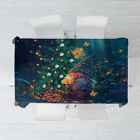 Nollaig Chridheil Scottish Gnome Tablecloth Bagpies Musical and Chirstmas Tree - Wonder Print Shop
