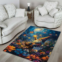 Nollaig Chridheil Scottish Gnome Area Rug Merry Christmas with Starry Night LT9 - Wonder Print Shop