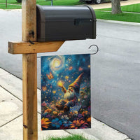 Nollaig Chridheil Scottish Gnome Garden Flag Merry Christmas with Starry Night - Wonder Print Shop